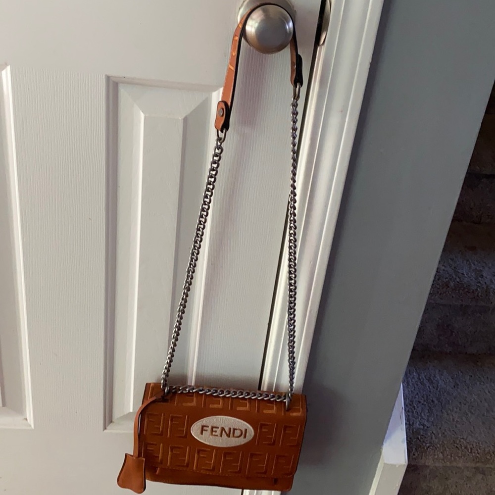 Brown Fendi Shoulder Purse